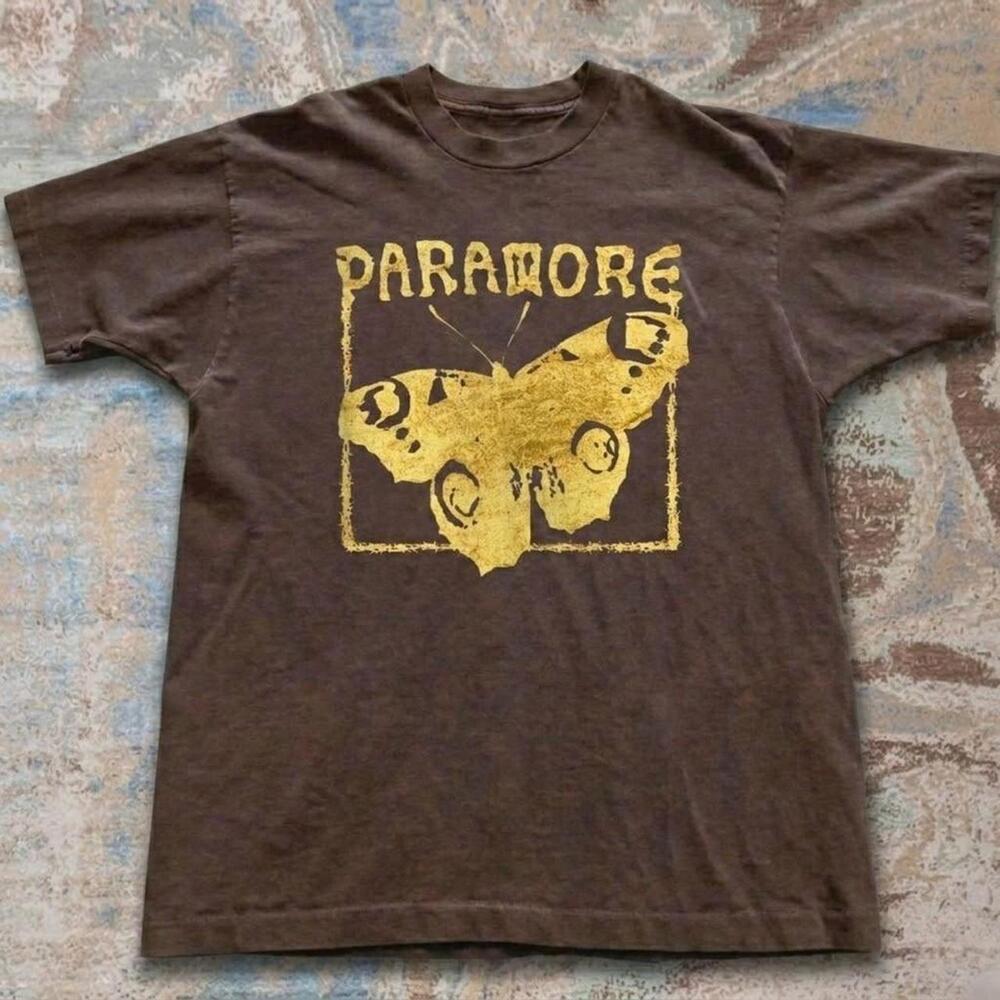 Brown Paramore Band Tee